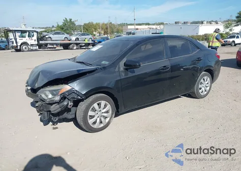 2016 Toyota Corolla Le из США, поврежденный, VIN 2T1BURHE9GC576378